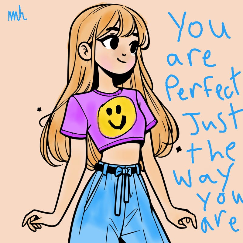 girl in a cute crop top