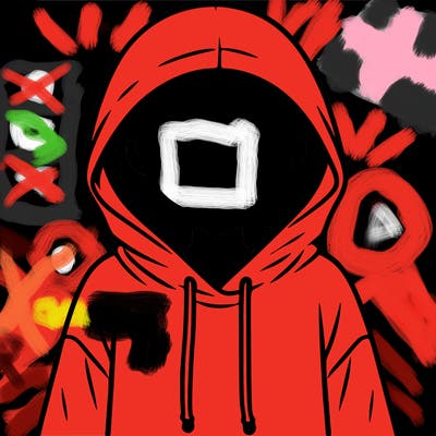 faceless girl in hoodie