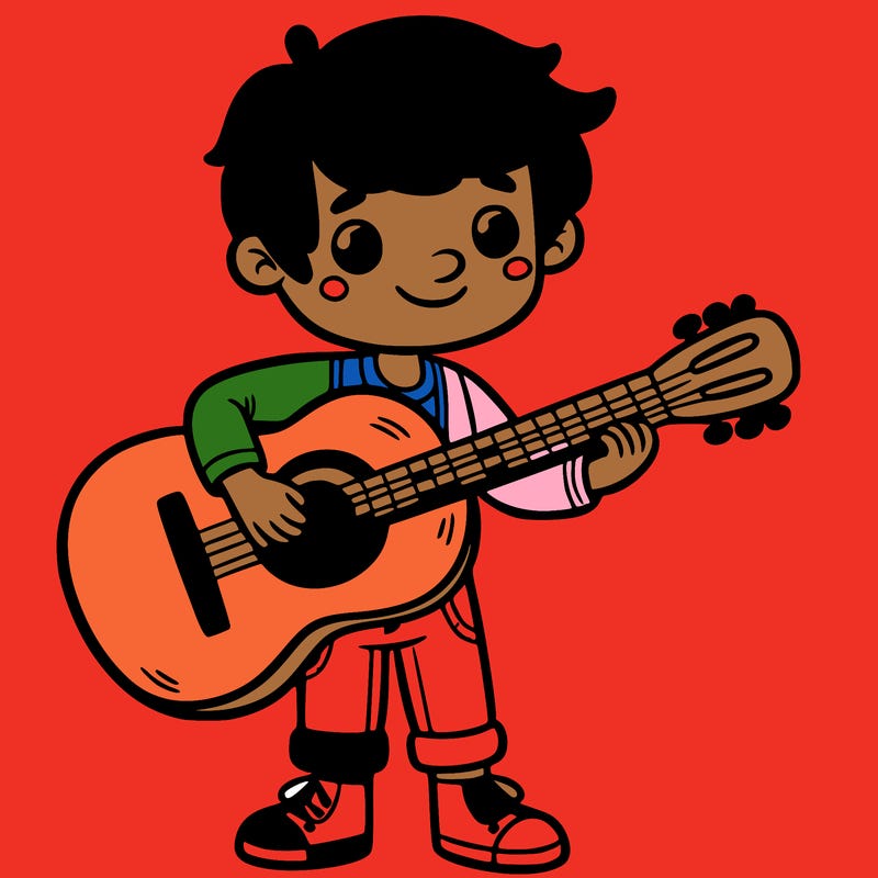 boy with a guitar