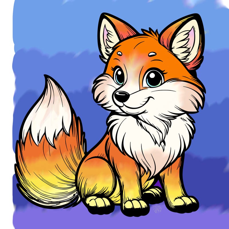 realistic fox