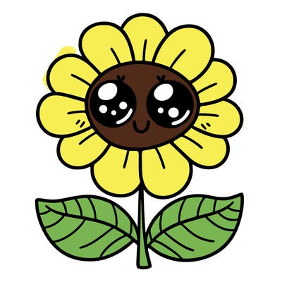 flower with eyes