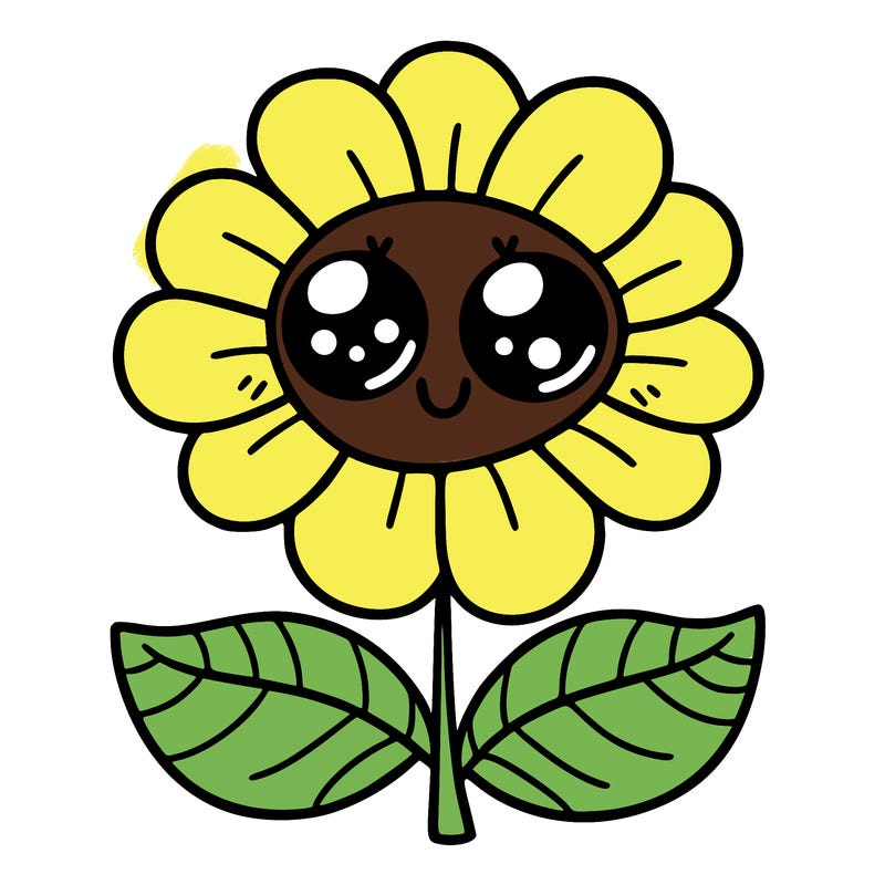 flower with eyes
