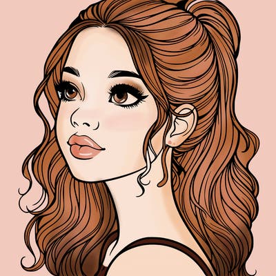 beautiful realistic girl