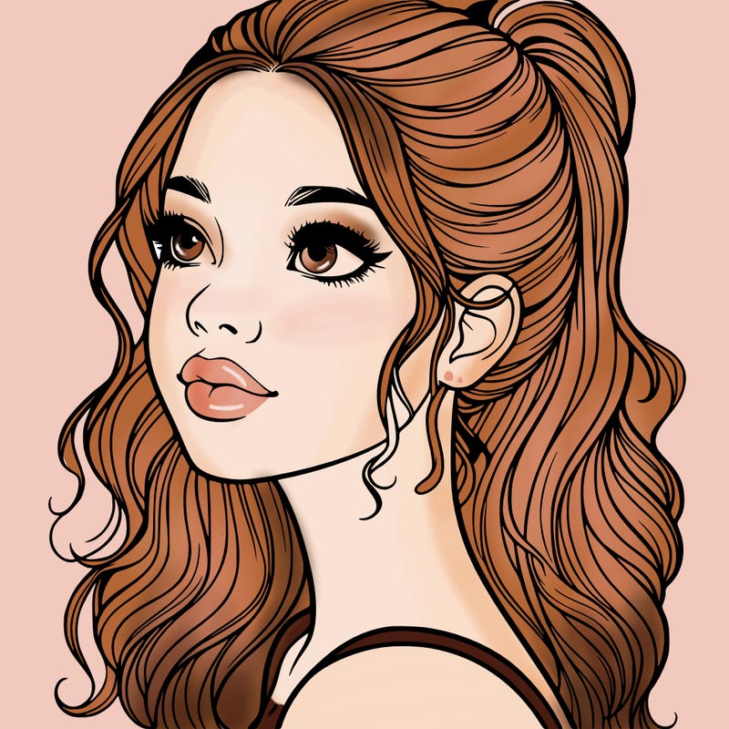 beautiful realistic girl