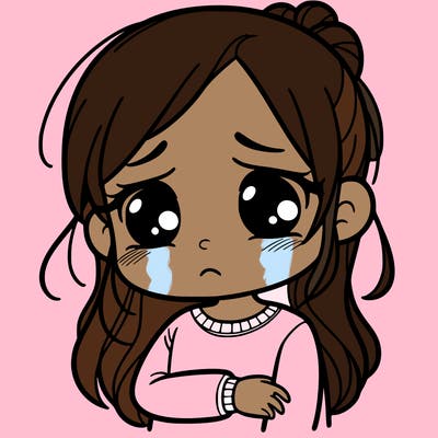 a sad girl