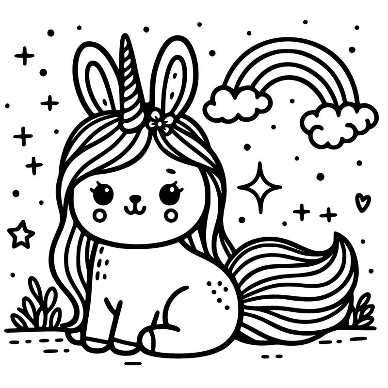 rabbit unicorn