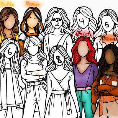 a bunch of girls