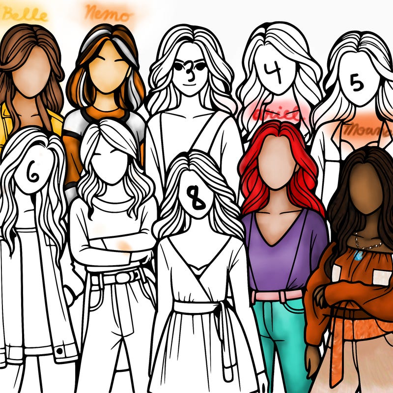 a bunch of girls