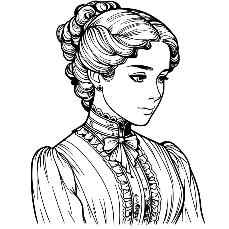 realistic victorian woman