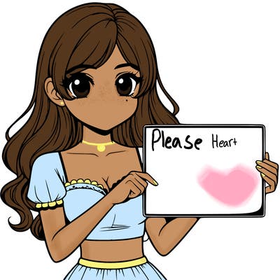 realistic pretty girl holding blank sign