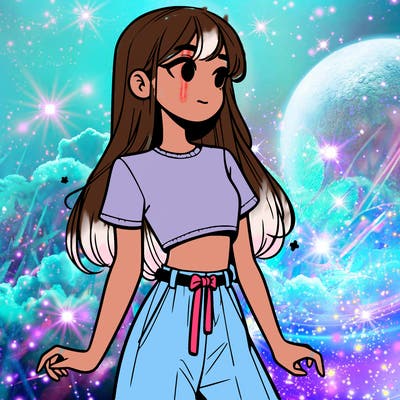 girl in a cute crop top