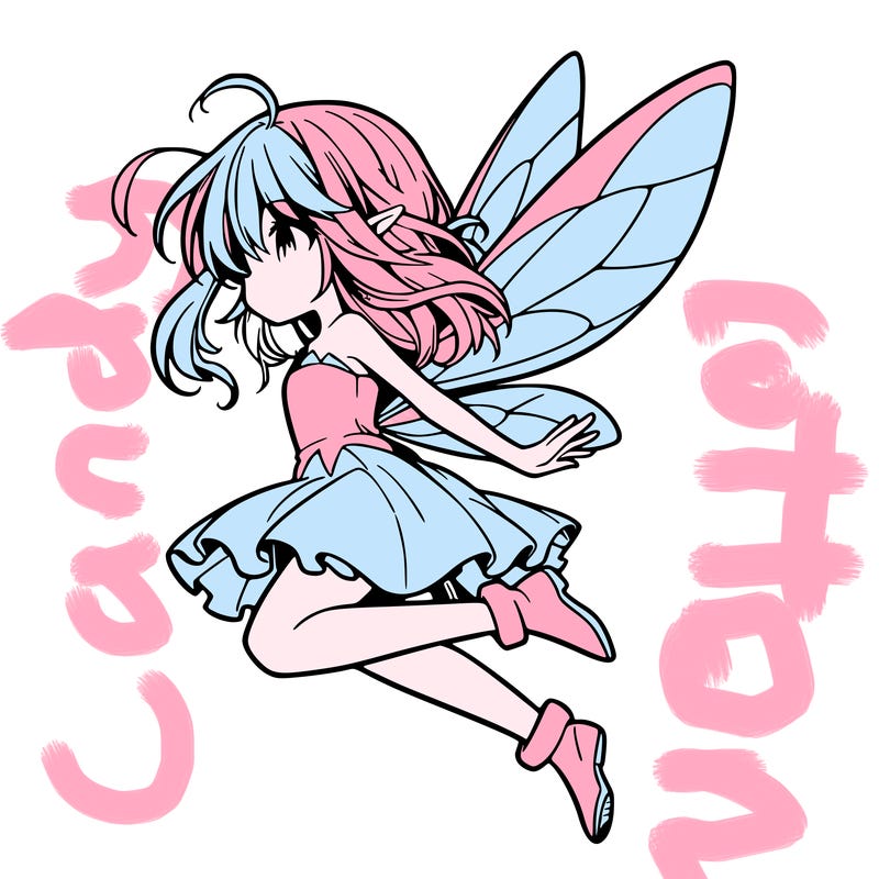 manga fairy flying