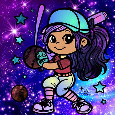 girl softball