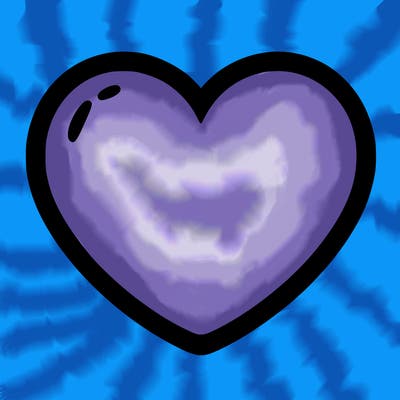 a blank heart