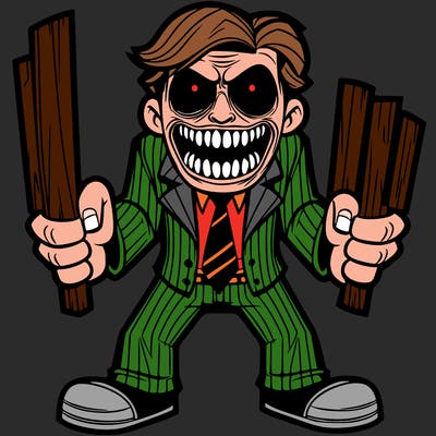 a scary man