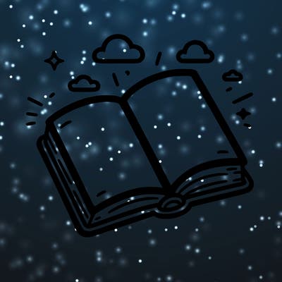 simple open book