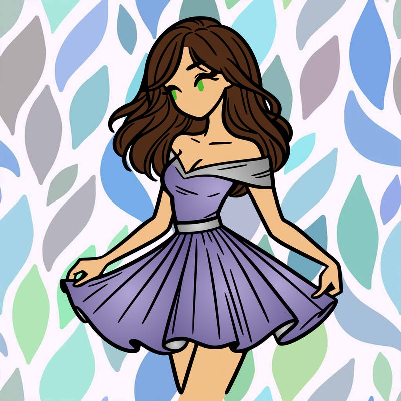 woman in skirt