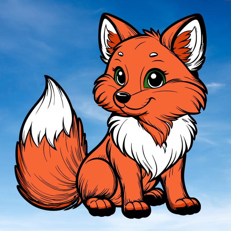 realistic fox