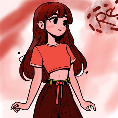 girl in a cute crop top