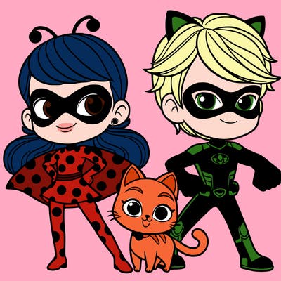 ladybug and cat noir