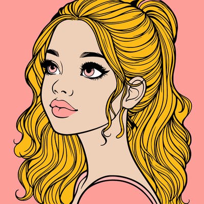 beautiful realistic girl