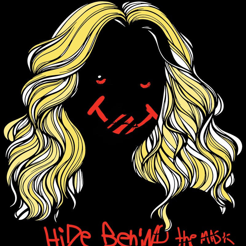 realistic girl with wavy hair and lips