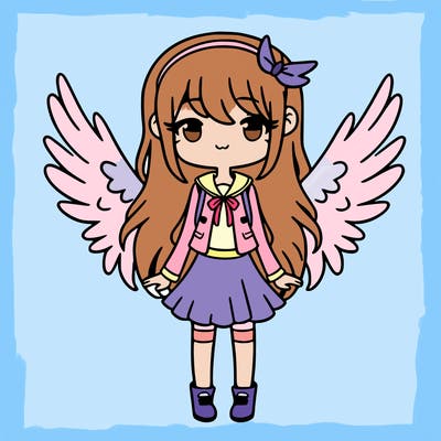 girl with wings