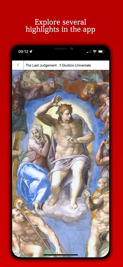 Audio Guide Vatican Museums - Michelangelo The Last Judgement fresco in the Vatican Museums audio guide app