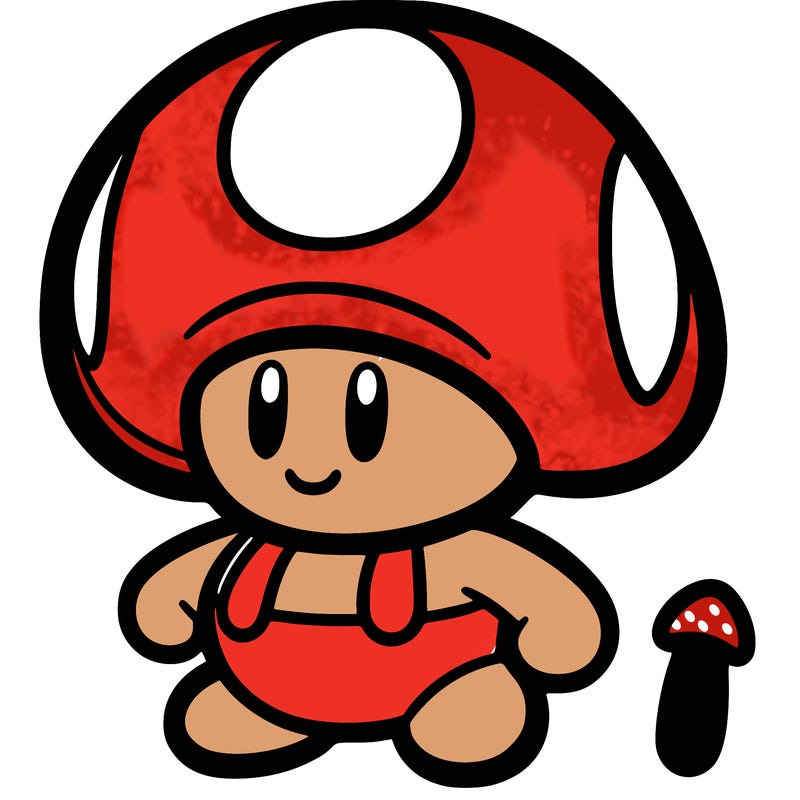 mario bros toad