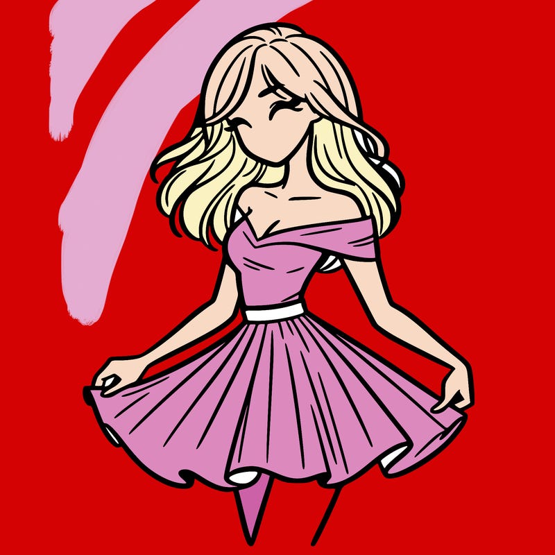 woman in skirt