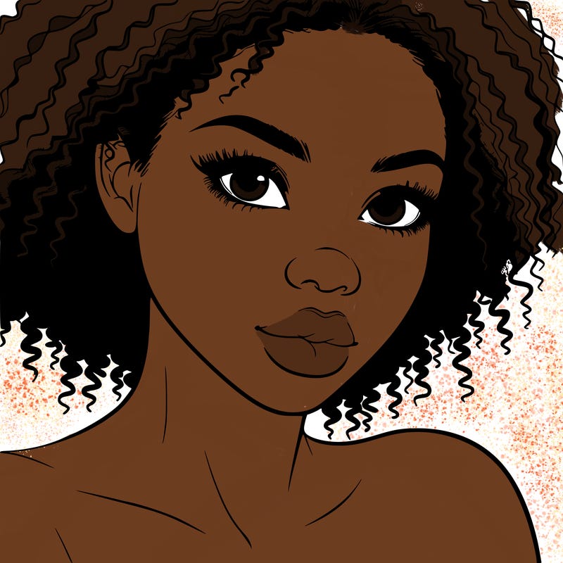 realistic black girl
