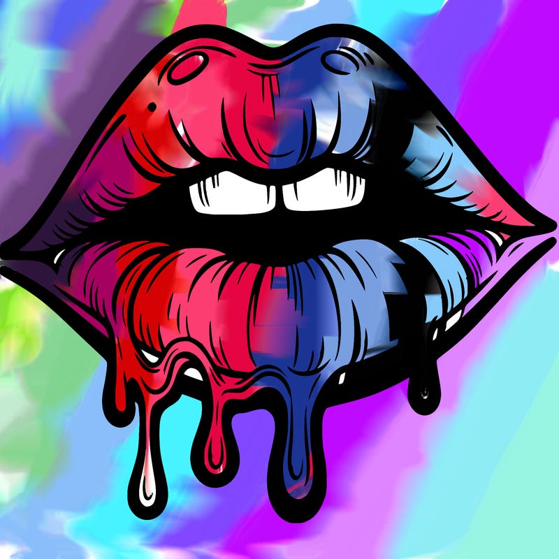 lips that look realistic and drip