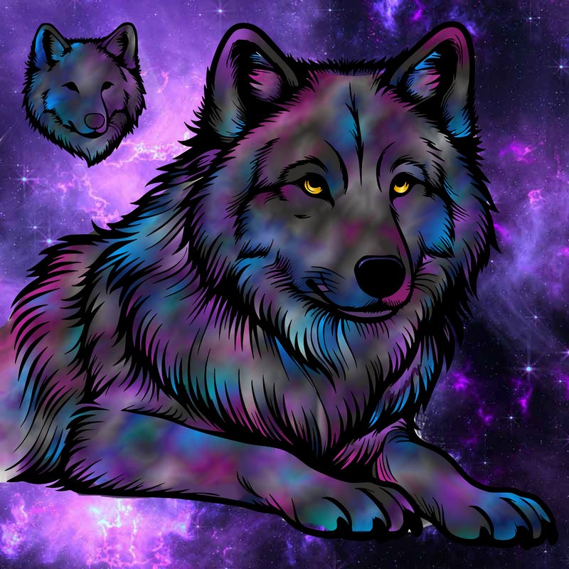 realistic wolf