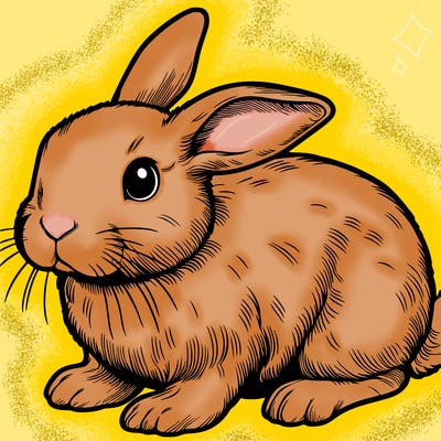 realistic bunny