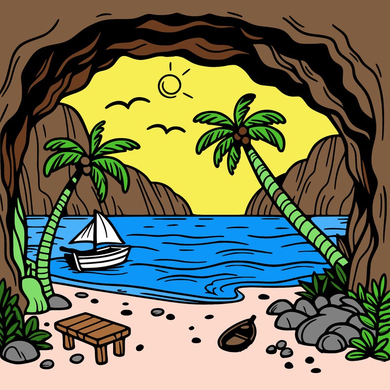 beach cave
