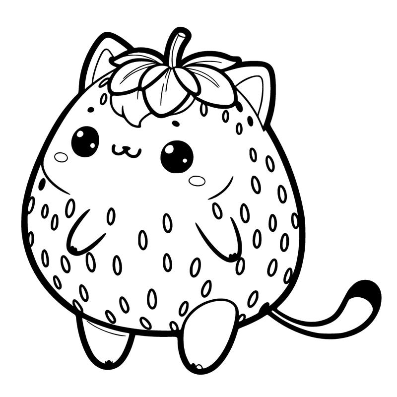 strawberry cat