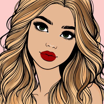 beautiful realistic girl