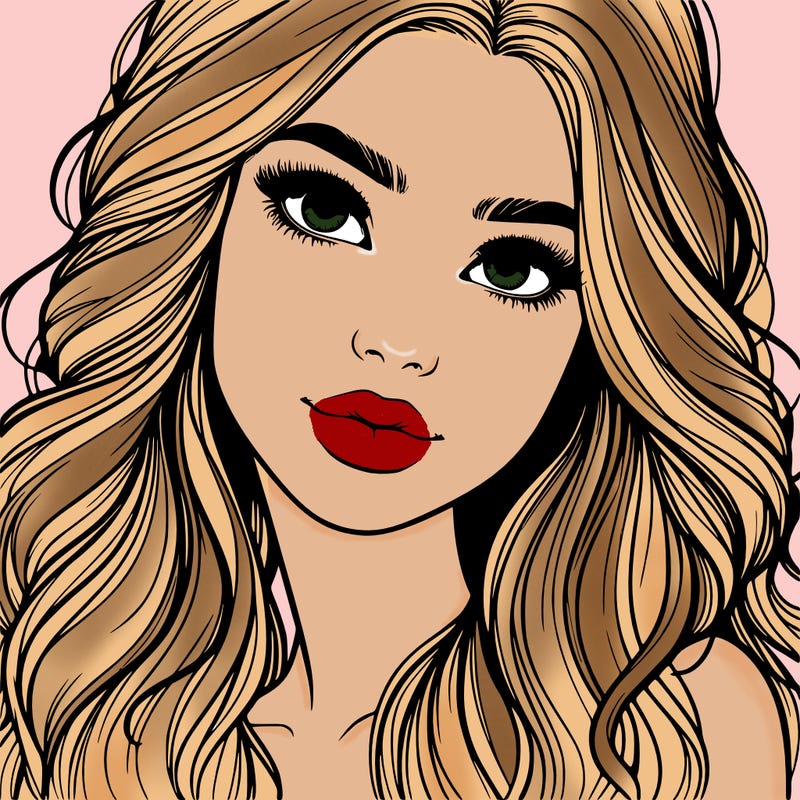 beautiful realistic girl