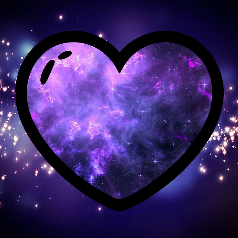 a blank heart