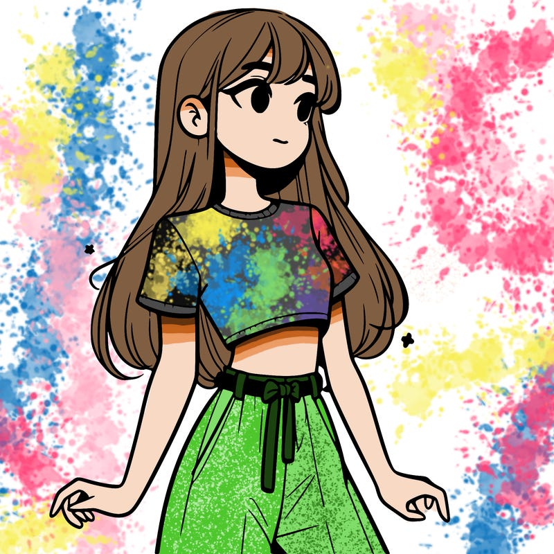 girl in a cute crop top