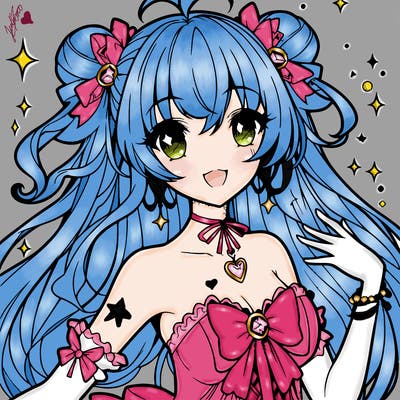 gorgeous anime magical girl