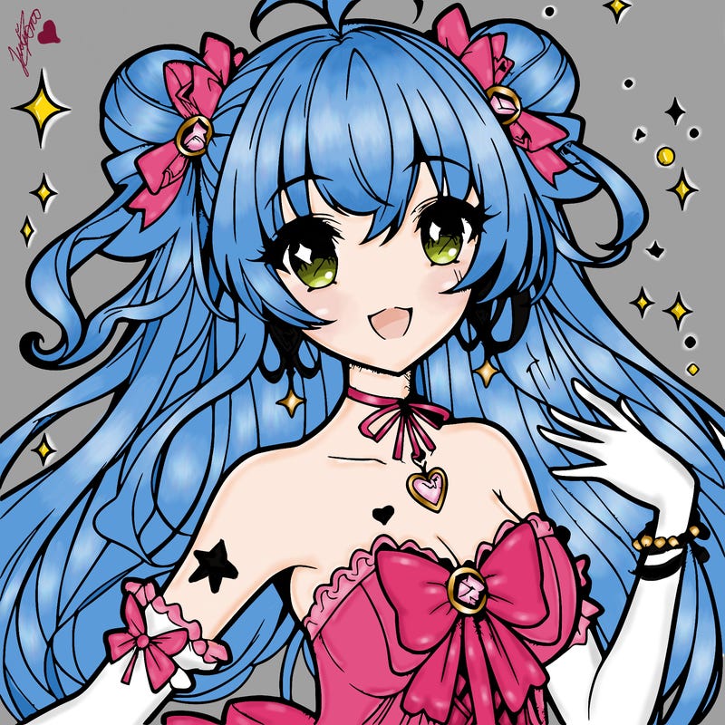 gorgeous anime magical girl