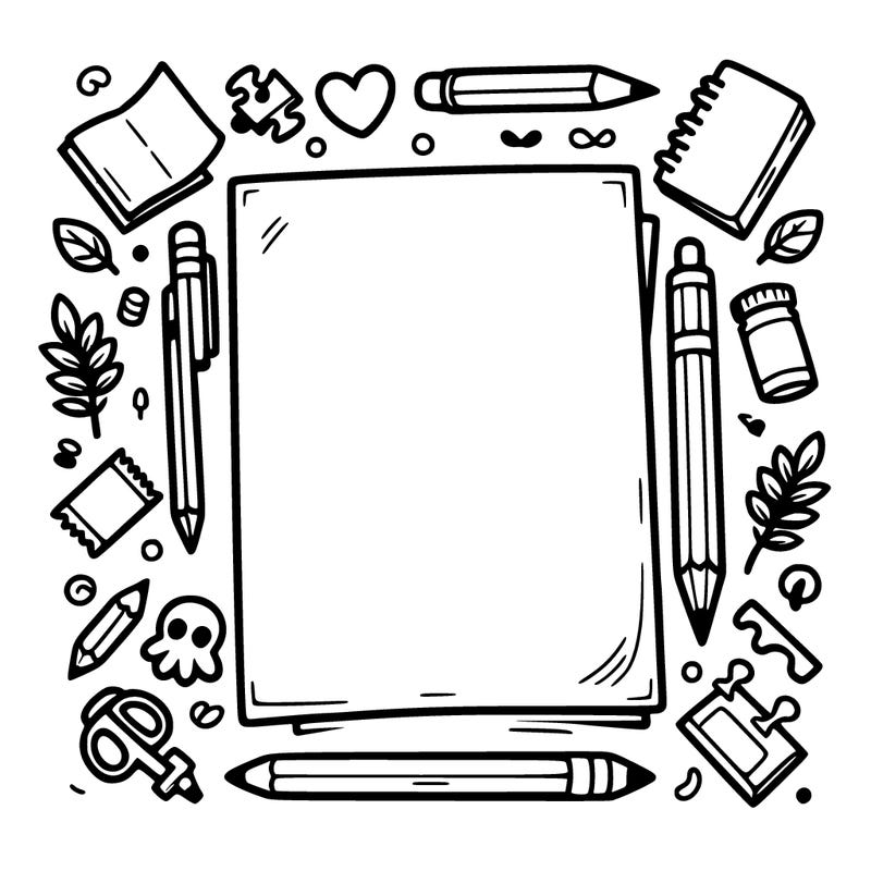 blank, white sheet of paper