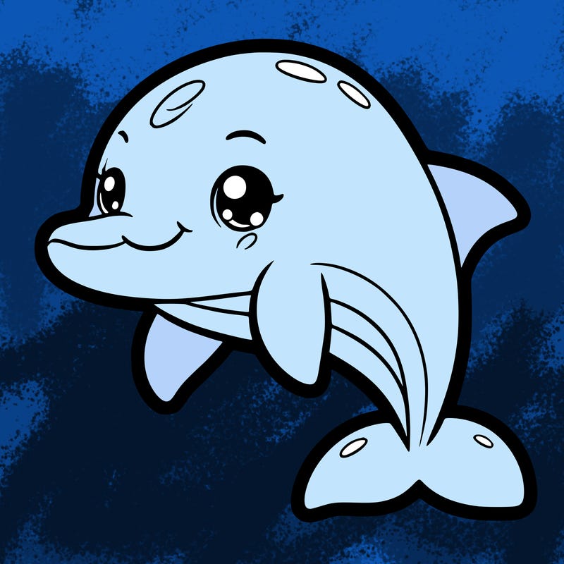 cute water dolphin