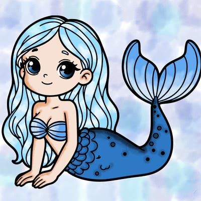 a young mermaid