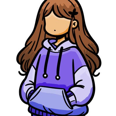 girl in sweatshirt
