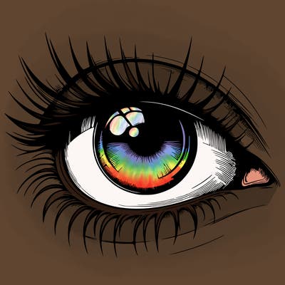 realistic eye