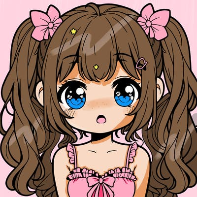 cute sweet anime girl