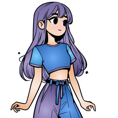 girl in a cute crop top