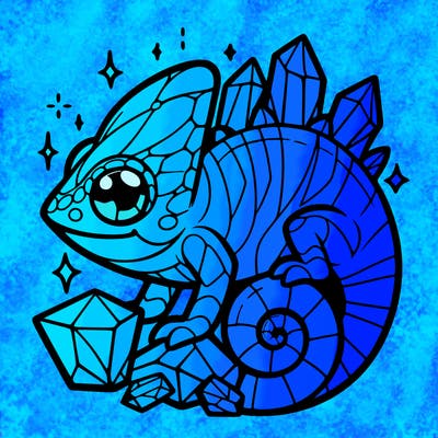 crystal chameleon